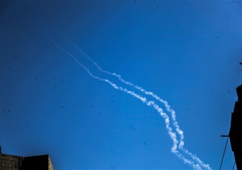 The first rockets to break the Israeli-Palestinian ceasefire are launched into Israel, as the Jewish state pulls its negotiating team out of talks with Egypt, in Gaza Strip on August 19