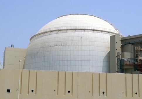A general view of the Bushehr main nuclear reactor