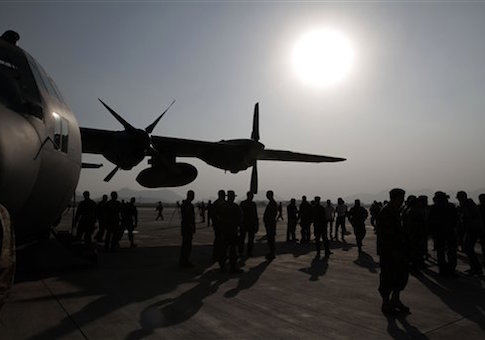 C-130 transport aircraft