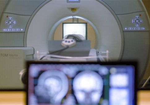 Brain-scanning MRI machine