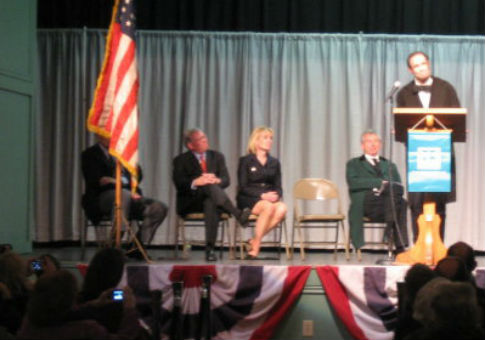 Maggie Hassan with Rick Schubart