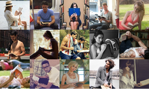 reading collage