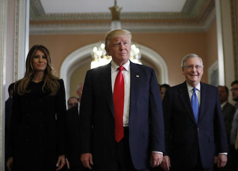 Donald Trump,Melania Turmp,Mitch McConnell