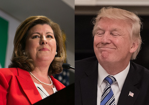 Karen Handel, Donald Trump