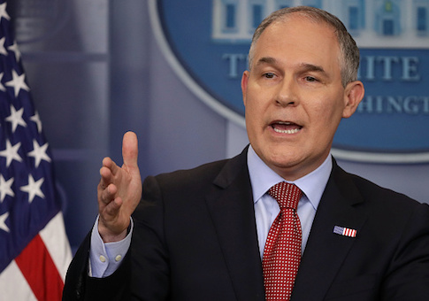 Environmental Protection Agency Administrator Scott Pruitt