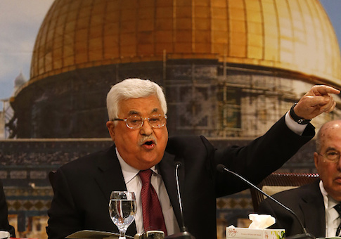 Palestinian president Mahmud Abbas