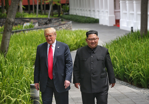 U.S. President Trump Meets North Korean Leader Kim Jong-un During Landmark Summit In Singapore