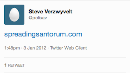 spreading santorum