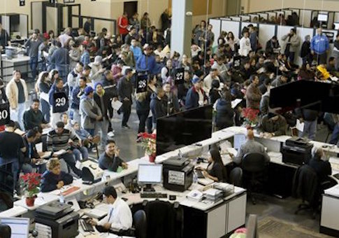 A California Department of Motor Vehicles office