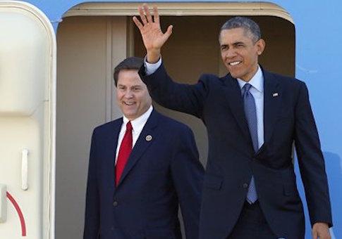 Barack Obama and Rep. Donald Norcross
