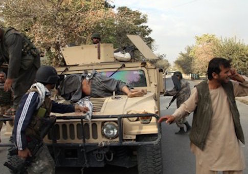 Afghan security forces Saturday