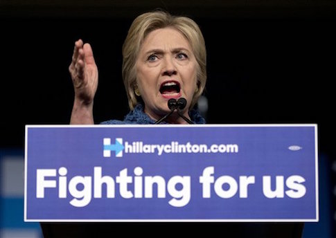 Hillary Clinton was projected the winner of the Democratic primary in New York