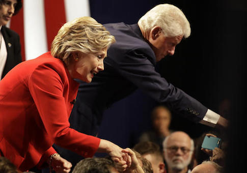 Hillary and Bill Clinton