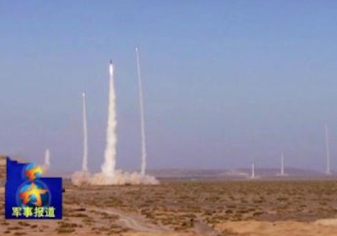 DF-21 salvo launch