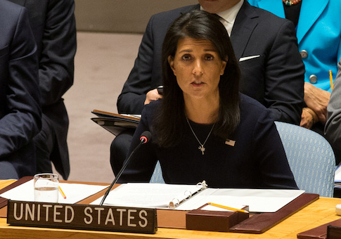 U.S. Ambassador to the United Nations Nikki Haley