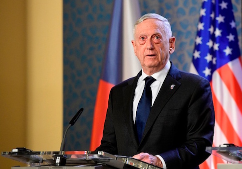 US Secretary of Defense James Mattis