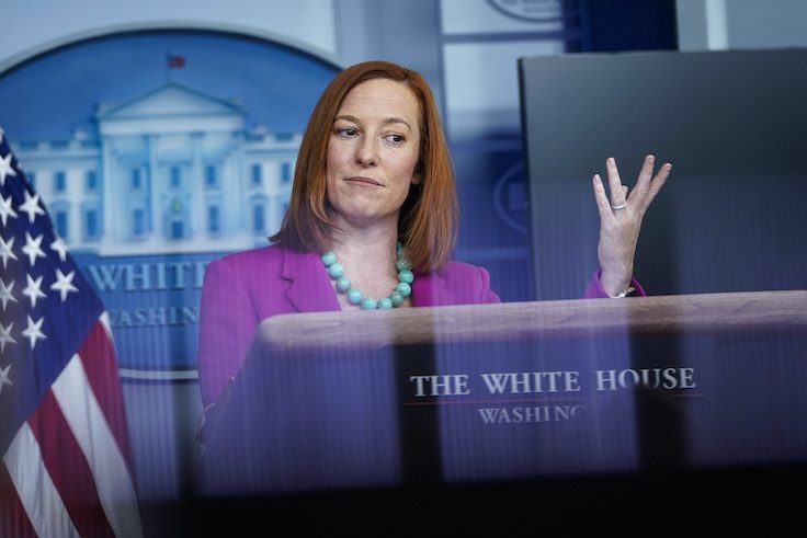 White House press secretary Jen Psaki