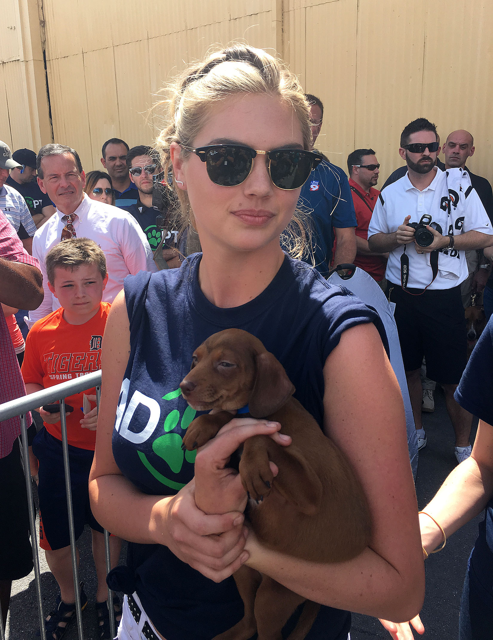 Kate Upton at 2nd Annual Grand Slam Adoption Event in Lakeland, FL. The actress was seen posing with dogs that need adoption event. Kate signed autographs at the event. Pictured: Kate Upton at 2nd Annual Grand Slam Adoption Event in Lakeland, FL Ref: SPL1255028 310316 Picture by: Jason Winslow / Splash News Splash News and Pictures Los Angeles:310-821-2666 New York: 212-619-2666 London: 870-934-2666 photodesk@splashnews.com