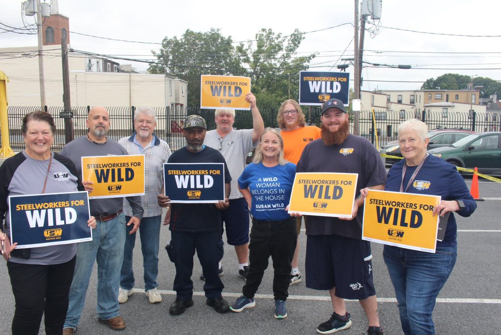 Susan Wild rally