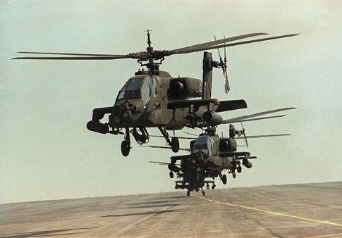 Apache helicopters