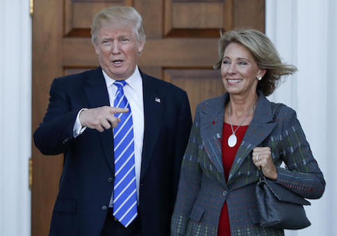 Donald Trump,Betsy DeVos