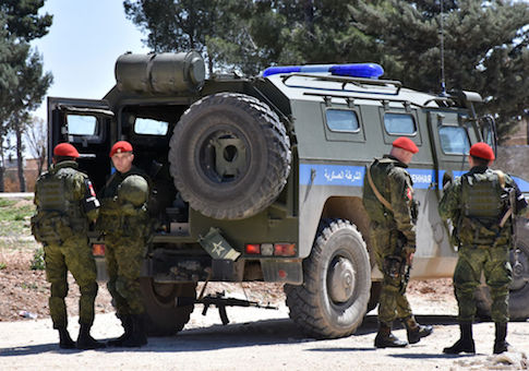 Members of the Russian Military police in Syria