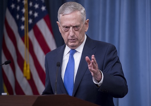 US Secretary of Defense Jim Mattis