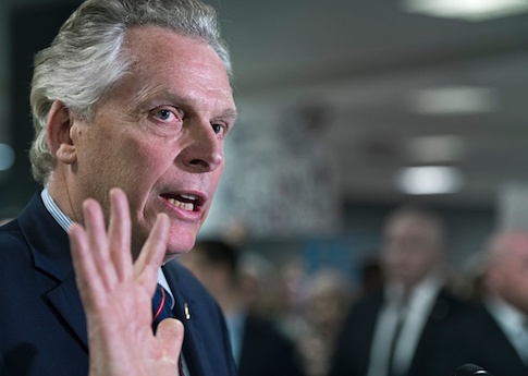 Virginia Governer Terry McAuliffe