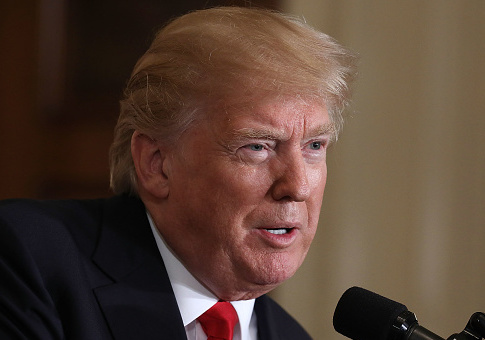 President Trump Holds News Conference With Prime Minister Solberg Of Norway
