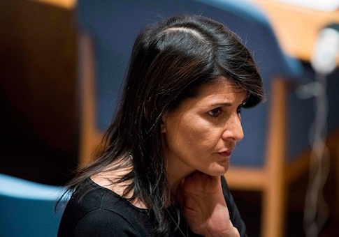 US ambassador to the UN Nikki Haley