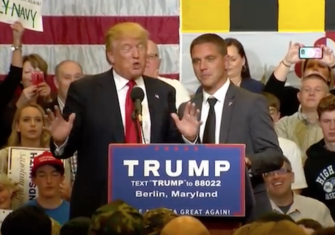 Donald Trump and Kevin Chmielewski