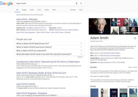 adam smith noam chomsky