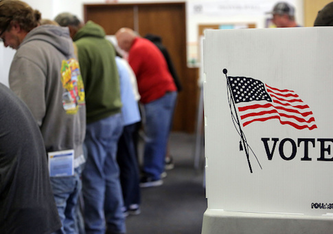 u.s. voting booth