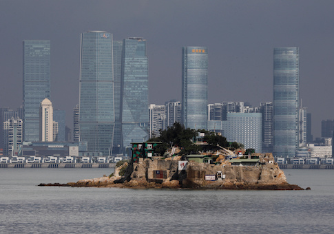 Shiyu, or Lion Islet, which is part of Kinmen county, one of Taiwan's offshore islands
