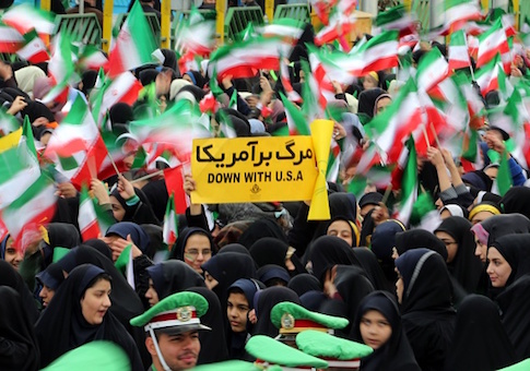 Iran flags