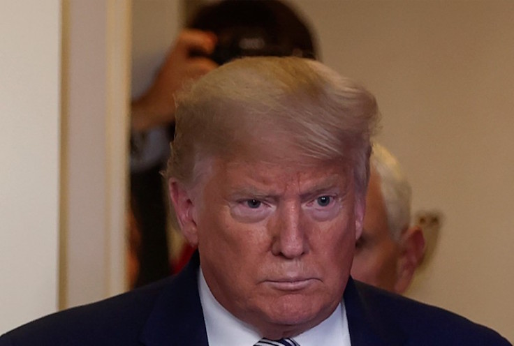 U.S. President Trump leads coronavirus task force daily briefing at the White House in Washington