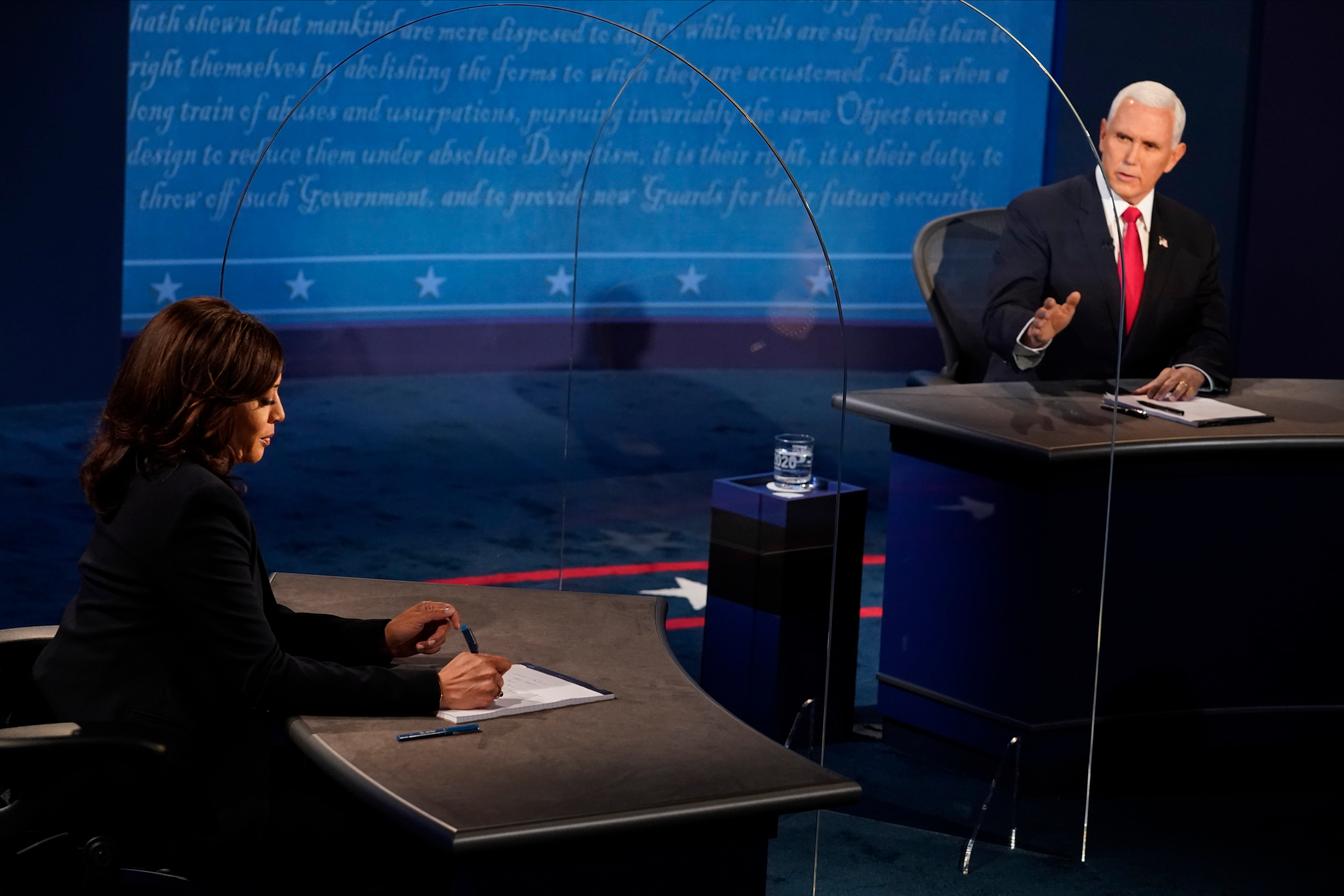 Mike Pence And Kamala Harris Take Part In Vice Presidential Debate