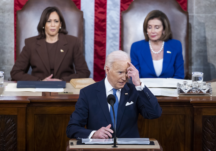 President Biden Delivers His First State Of The Union Address To Joint Session Of Congress