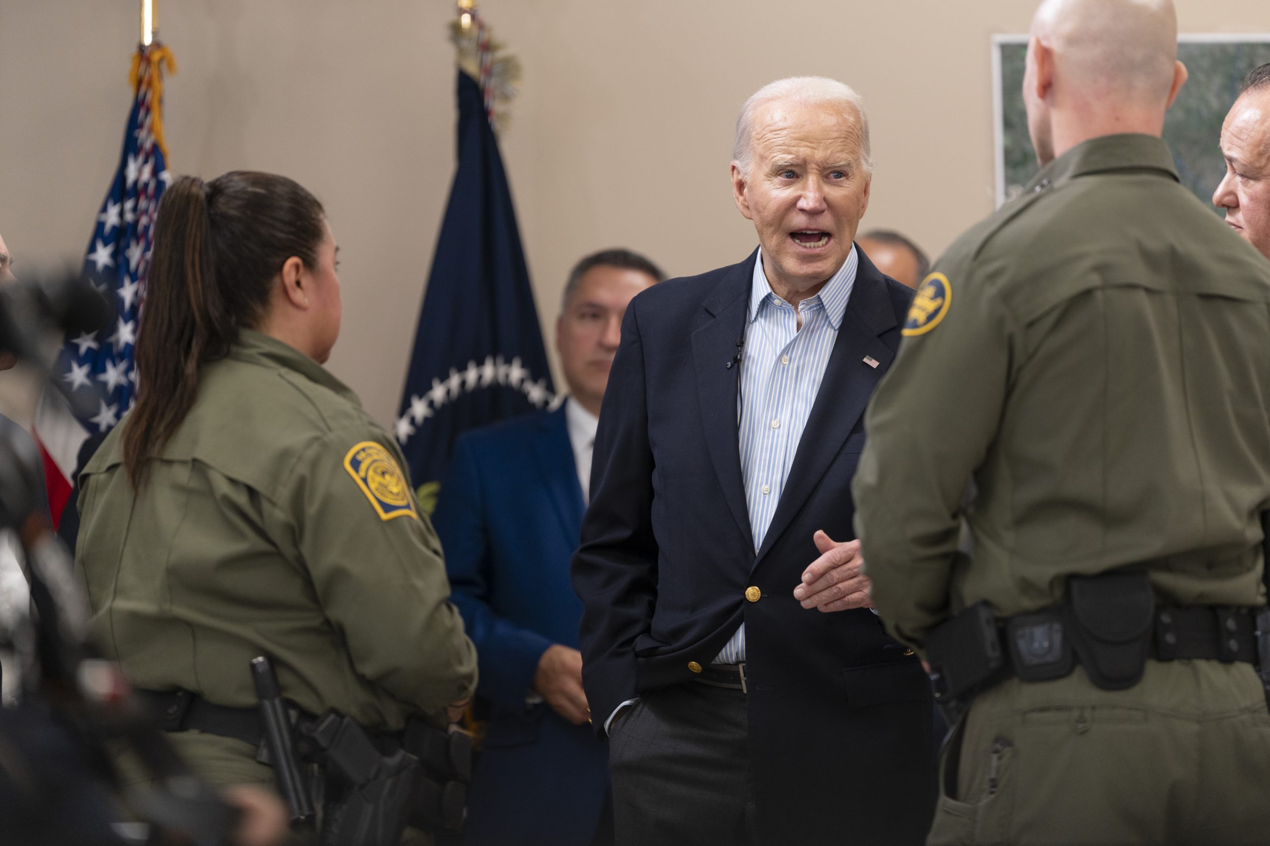 President Biden Delivers Remarks At Border Patrol Station in Brownsville, Texas