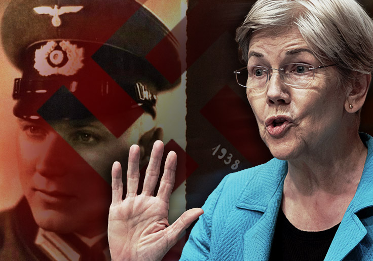 Liz Warren Finds Her Nazi Red Line