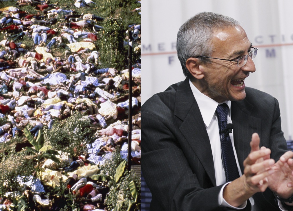 Jonestown victims and John Podesta