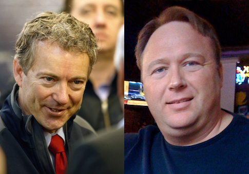 Rand Paul, Alex Jones
