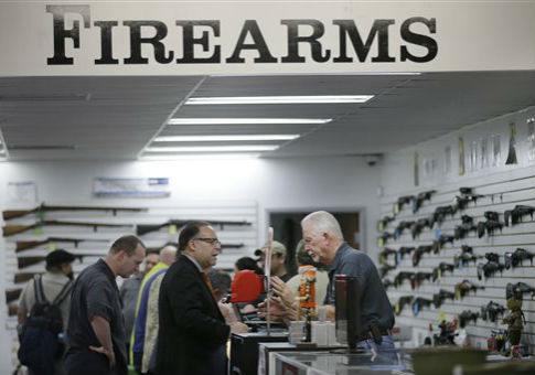 Bullseye Sport gun shop in Riverside Calif.