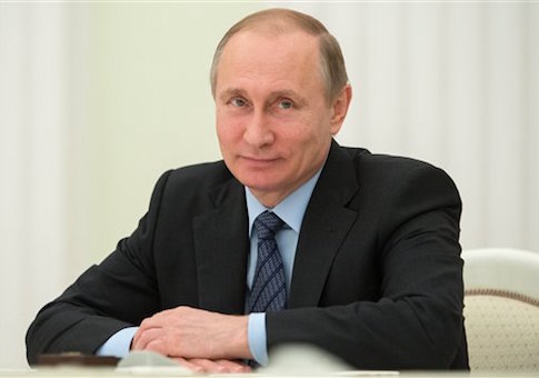 Russian President Vladimir Putin meets with Serbian Prime Minister Aleksandar Vucic