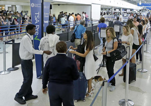 TSA airport lines