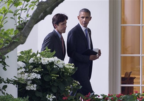 President Obama And David Simas - Washington