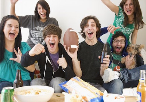 college junk food drinking