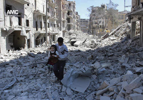 Aleppo Syria airstrike