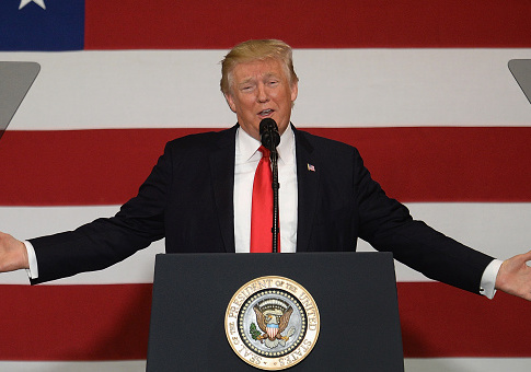 President Donald Trump gave remarks on tax reform, Aug. 30, 2017 / Getty Images