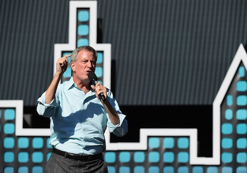 New York City Mayor Bill de Blasio